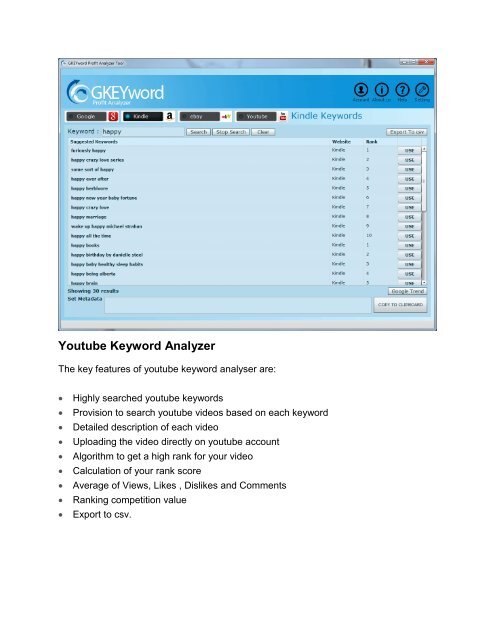 GKEYword Profit Analyser review and sneak peek demo