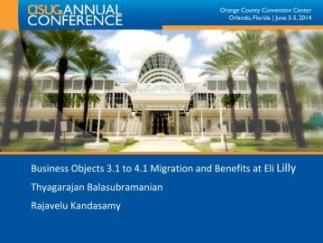 0206 Business Objects 3 to 4 Migration and Benefits at Eli Lilly