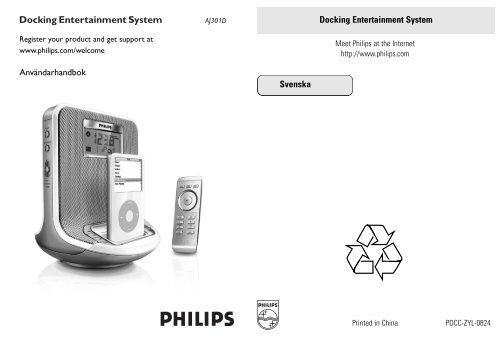 Philips Radio-r&eacute;veil pour iPod - Mode d&rsquo;emploi - SWE