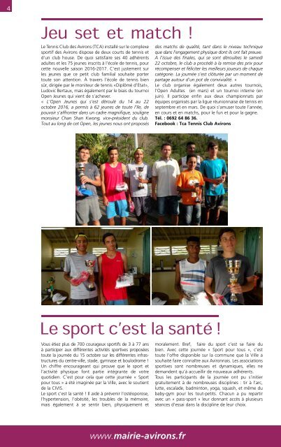 Magazine municipal N° 78 décembre 2016