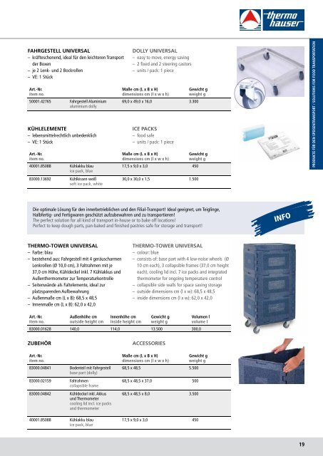 thermohauser general catalog 2013