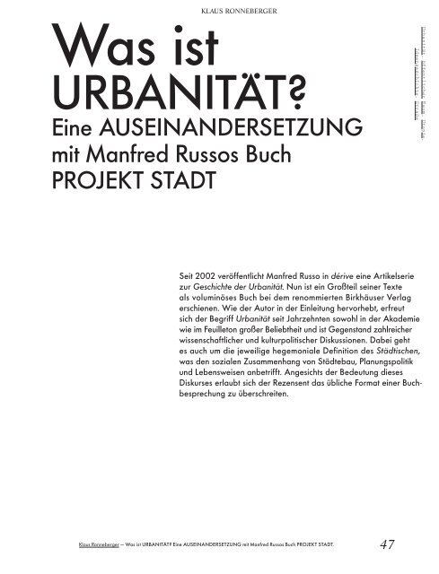 Judentum und Urbanität / dérive - Zeitschrift für Stadtforschung, Heft 66 (1/2017)