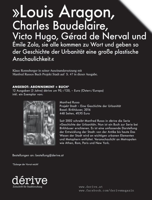 Judentum und Urbanität / dérive - Zeitschrift für Stadtforschung, Heft 66 (1/2017)