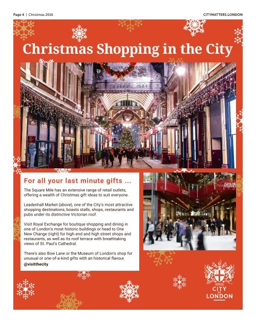 City Matters Edition 014 Christmas 2016