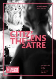Citizens Theatre Spring 2017 Season Brochure