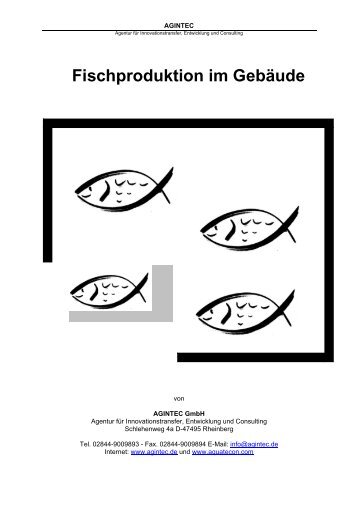 Fischproduktion im Gebäude - Aquakulturtechnik