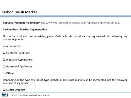 Carbon Brush Market