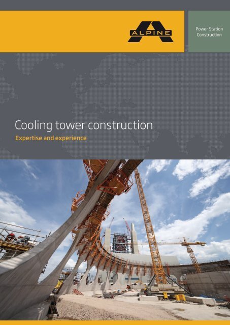 Cooling tower construction