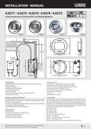 InstallatIon · Manual 4.0271 · 4.0272 - Wibre Elektrogeräte Edmund ...