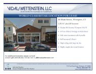 WORLD CLASS RETAIL LOCATION FOR LEASE