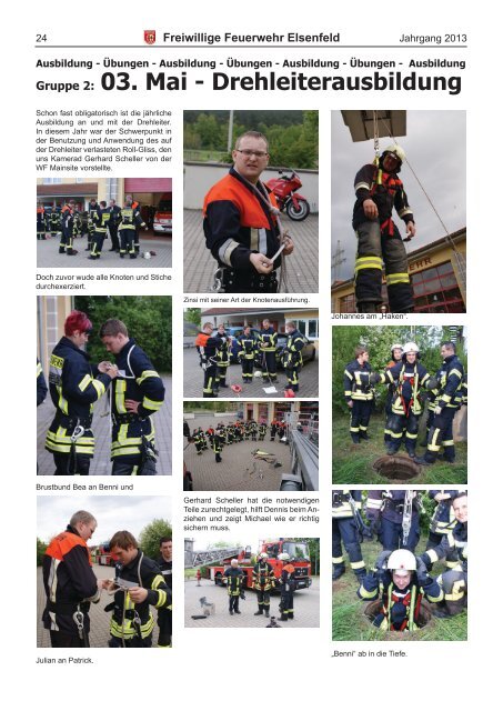 Freiwillige Feuerwehr Elsenfeld Jahresbericht 2013