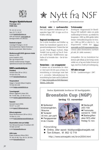 Norsk Sjakk Blad