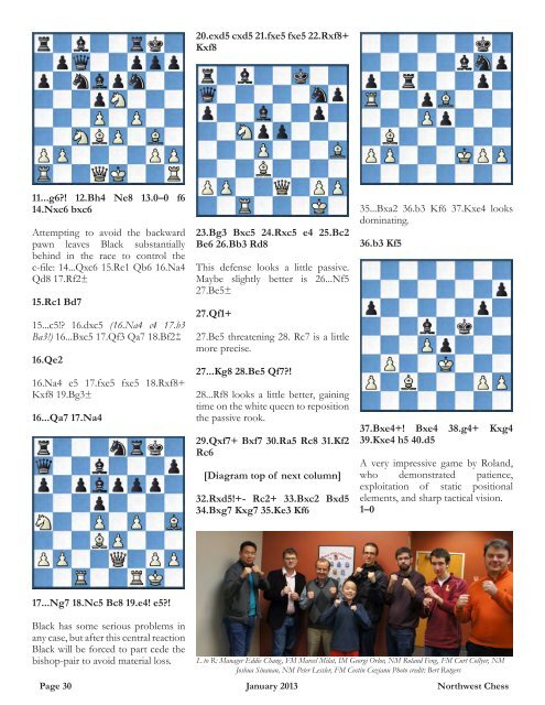 Northwest Chess