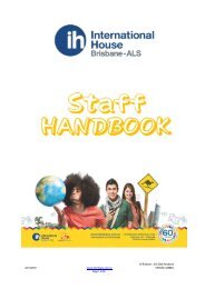 IH Brisbane ALS Staff Handbook August  2017