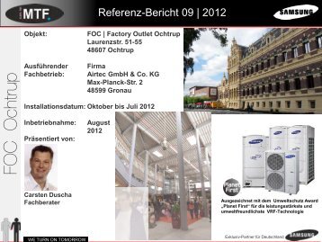 FOC | Factory Outlet Ochtrup Laurenzstr. 51-55 48607 ... - MTF GmbH