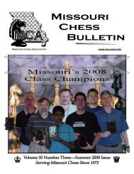 Missouri Chess Bulletin
