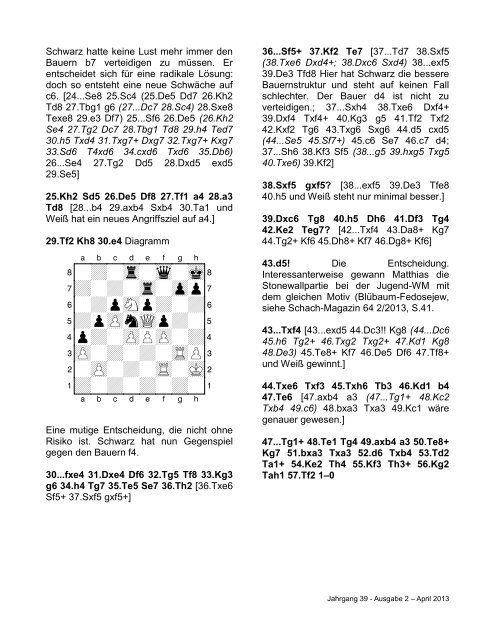 Schach Magazin