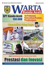 Warta Banda Aceh EDISI XII 2016