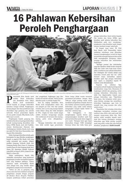 Warta Banda Aceh EDISI XII 2016