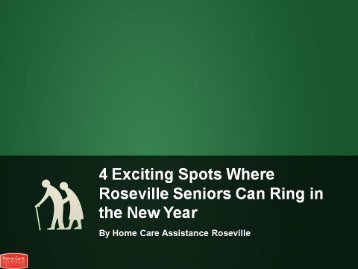 4 Exciting Spots Where Roseville Seniors Can Ring in the New Year