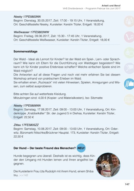 Programm Frühjahr 2017 - Volkshochschule Dreiländereck
