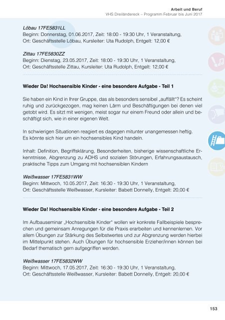 Programm Frühjahr 2017 - Volkshochschule Dreiländereck