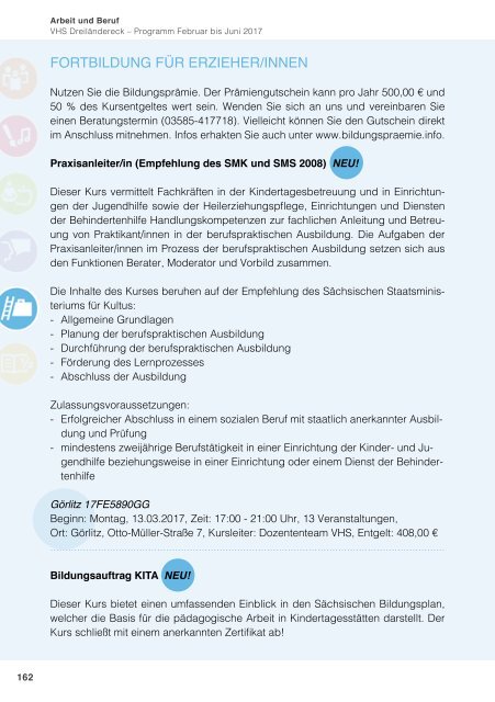 Programm Frühjahr 2017 - Volkshochschule Dreiländereck