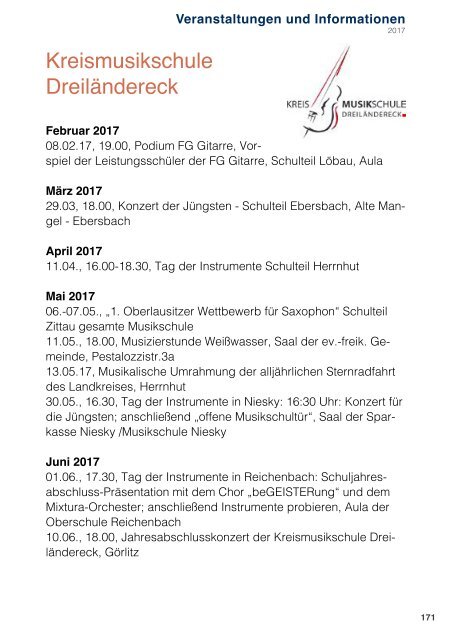 Programm Frühjahr 2017 - Volkshochschule Dreiländereck