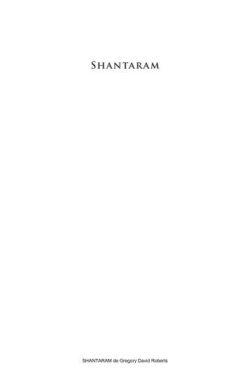 SHANTARAM PDF GRATIS DOWNLOAD