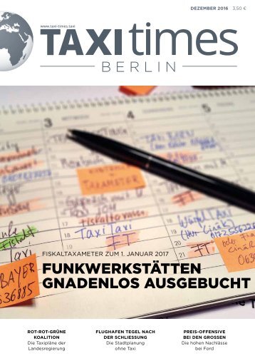 Taxi Times Berlin - Dezember 2016