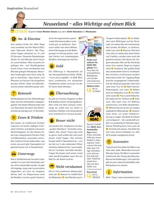 ADAC Urlaub Januar-Ausgabe 2017, Hessen-Thüringen