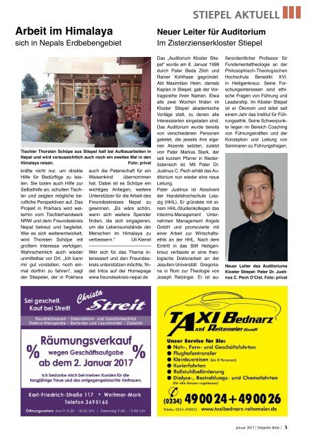 Stiepeler Bote 247 - Januar 2017