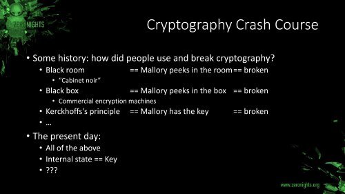 Breaking Crypto For Dummies