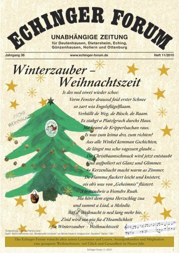 Winterzauber - Echinger Forum
