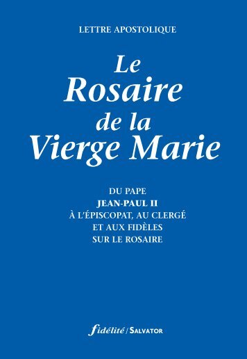 Le Rosaire de la Vierge Marie