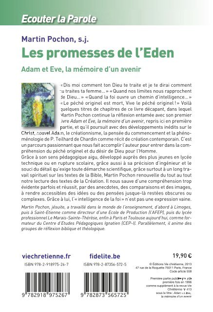 Les promesses de l'Éden