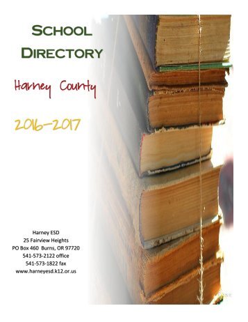 HC School Directory 16-17