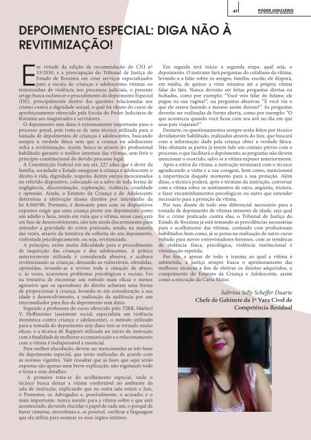 TJ em Revista - Edição comemorativa - TJRR 25 anos