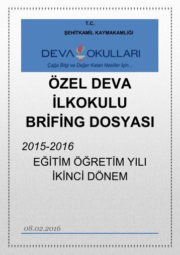 BRİFİNG DOSYASI