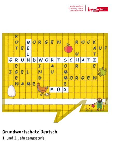 Grundwortschatz für die Klassen 1 und 2 - Berlin.de