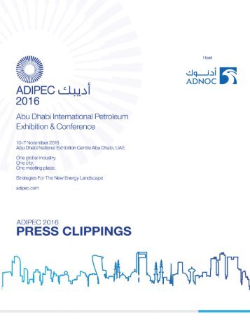 ADIPEC 2016 Press Clippings