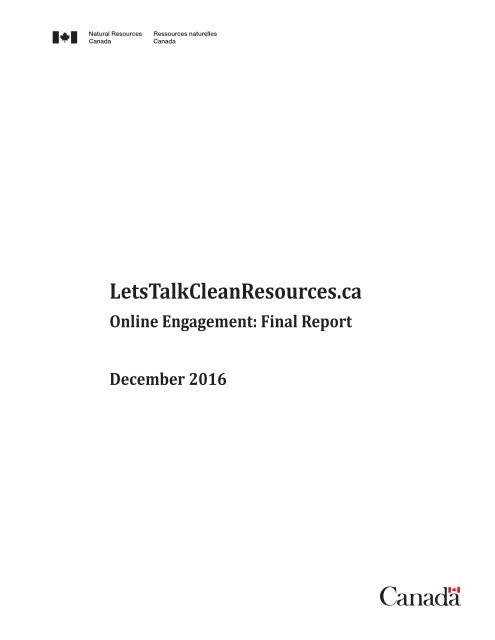 LetsTalkCleanResources.ca