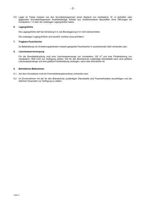 Muster-Kunststofflager-Richtlinie (MKLR) - Bauordnungen