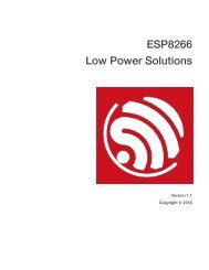 ESP8266 Low Power Solutions