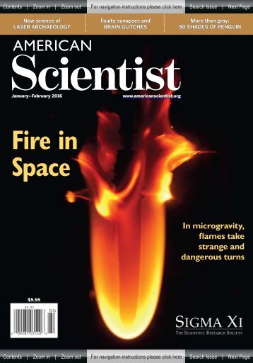 American Scientist - Fire In Space