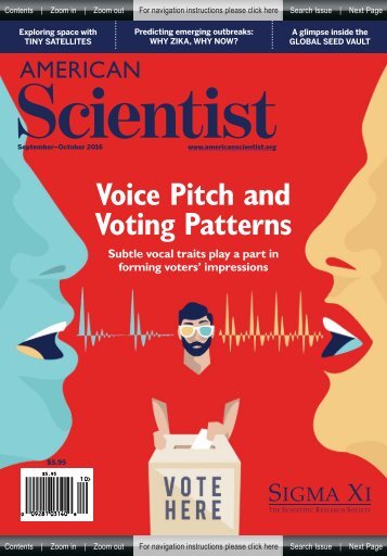 American Scientist - Voice Pitch And Votting Pattern