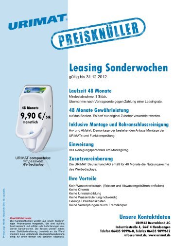 Leasing Sonderwochen - Urimat Deutschland AG