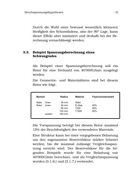 Schnelldrehendes Schwungrad aus faserverstärktem Kunststoff