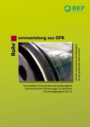 ummantelung aus GFK - BKP Berolina Polyester GmbH & Co. KG