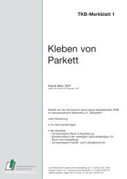 TKB-Merkblatt 1